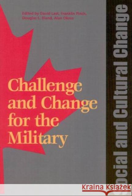 Social and Cultural Change David Last Franklin Pinch Douglas L. Bland 9781553390329 McGill-Queen's University Press - książka