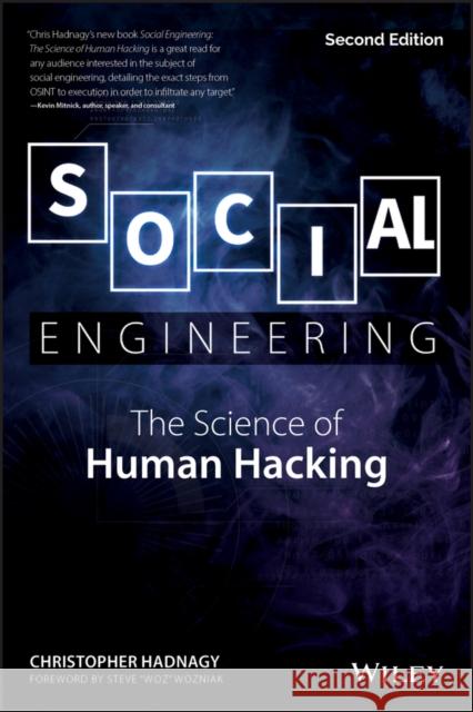 Social Engineering: The Science of Human Hacking Hadnagy, Christopher 9781119433385 John Wiley & Sons Inc - książka