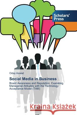 Social Media in Business Aswad Oday 9783639862454 Scholars' Press - książka