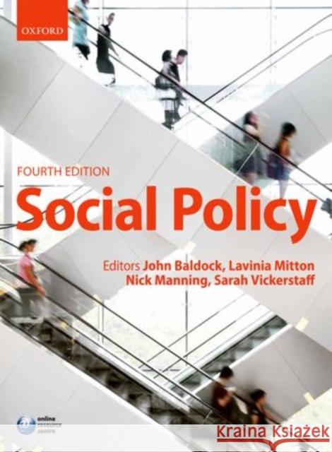 Social Policy John Baldock 9780199570843  - książka