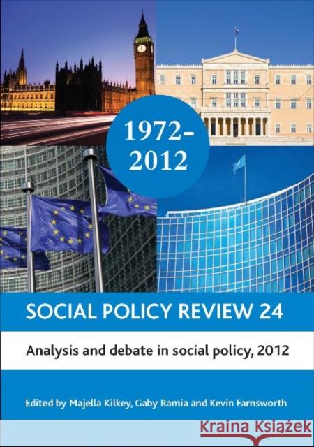 Social Policy Review 24: Analysis and Debate in Social Policy, 2012 Kilkey, Majella 9781447304470  - książka