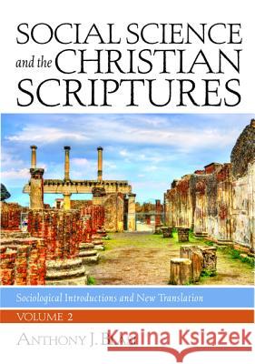 Social Science and the Christian Scriptures, Volume 2: Sociological Introductions and New Translation Anthony J. Blasi 9781532615092 Wipf & Stock Publishers - książka