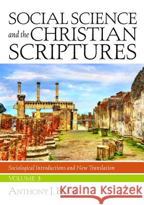 Social Science and the Christian Scriptures, Volume 3: Sociological Introductions and New Translation Anthony J. Blasi 9781532615122 Wipf & Stock Publishers - książka