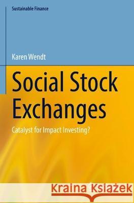 Social Stock Exchanges Karen Wendt 9783030997229 Springer International Publishing - książka