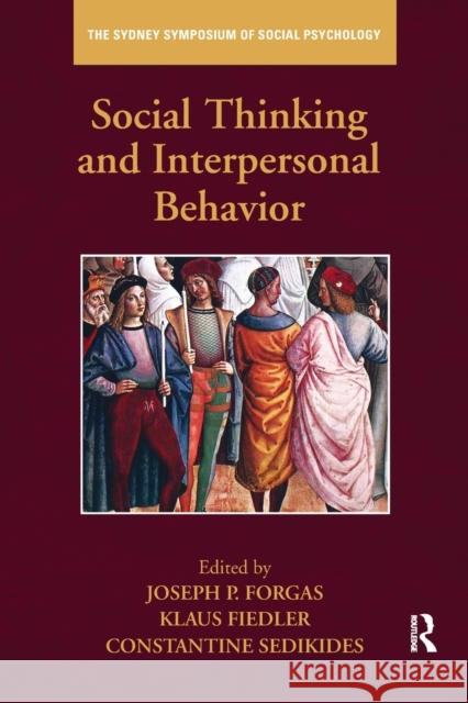 Social Thinking and Interpersonal Behavior  9781138117136 Taylor and Francis - książka