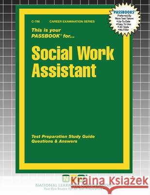 Social Work Assistant Passbooks 9781799307969 National Learning Corp - książka