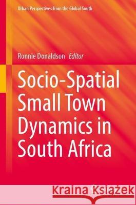 Socio-Spatial Small Town Dynamics in South Africa Ronnie Donaldson   9783031371417 Springer International Publishing AG - książka