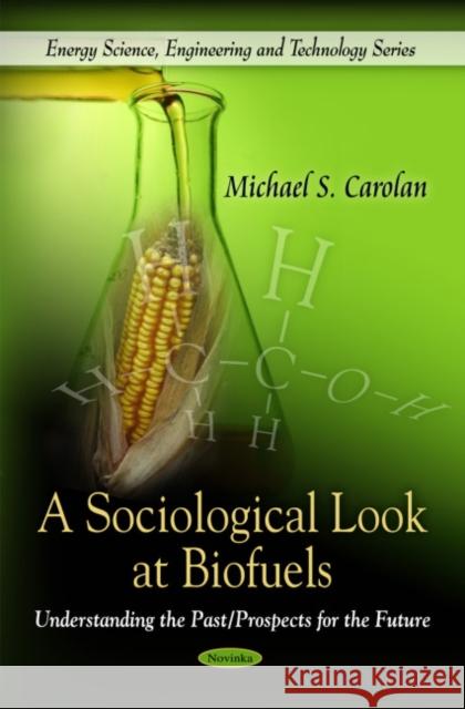 Sociological Look at Biofuels: Understanding the Past / Prospects for the Future Michael S Carolan 9781608767083 Nova Science Publishers Inc - książka