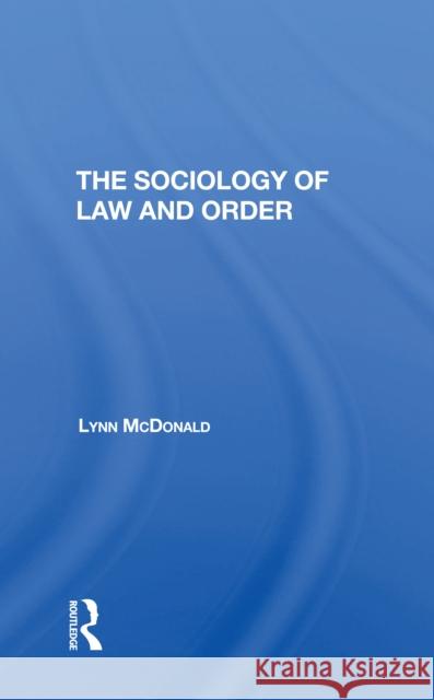 Sociology of Law & Order/H  9780367303334 Routledge - książka