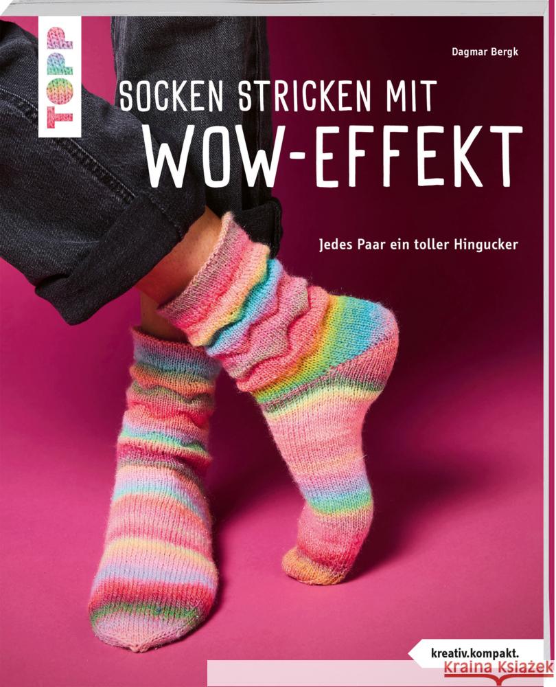 Socken stricken mit Wow-Effekt (kreativ.kompakt.) Bergk, Dagmar 9783735871817 Frech - książka