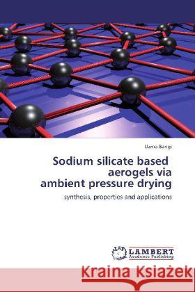 Sodium silicate based aerogels via ambient pressure drying Uzma Bangi 9783848418022 LAP Lambert Academic Publishing - książka