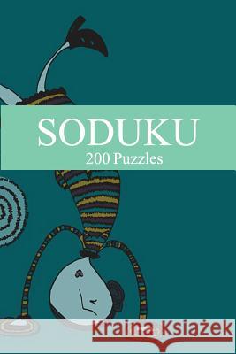 Soduku: 200 Puzzles-9th Edition Moe Szyslak 9781539348931 Createspace Independent Publishing Platform - książka