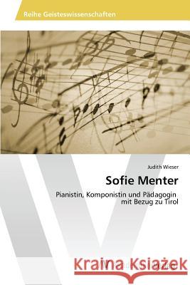 Sofie Menter Wieser Judith 9783639870053 AV Akademikerverlag - książka