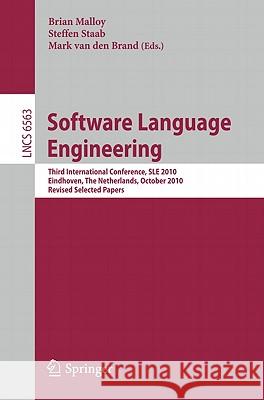 Software Language Engineering Malloy, Brian 9783642194399 Not Avail - książka