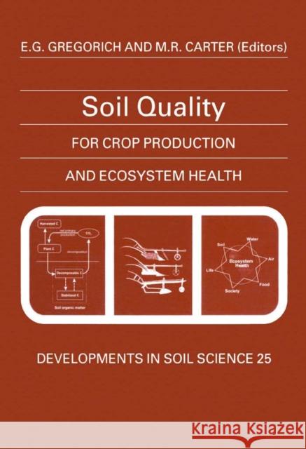 Soil Quality for Crop Production and Ecosystem Health: Volume 25 Gregorich, E. G. 9780444816610 Elsevier Science - książka