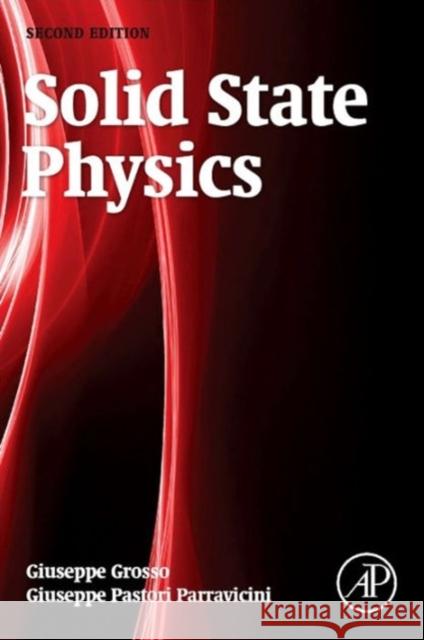Solid State Physics Giuseppe Grosso 9780123850300 ACADEMIC PRESS - książka