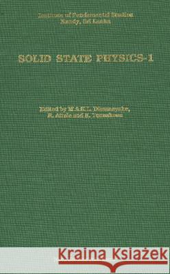 Solid State Physics 1 M A K L Dissanayake, R Attele, K Tennakone 9780941743662 Nova Science Publishers Inc - książka