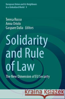 Solidarity and Rule of Law  9783031292293 Springer International Publishing - książka