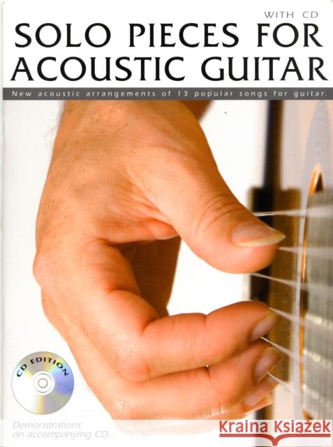 Solo Pieces For Acoustic Guitar  9781847722041 Omnibus Press - książka