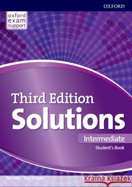 Solutions Intermediate Students Book Falla, Tim 9780194504492 Oxford University Press - książka