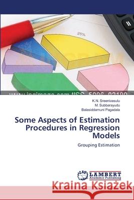 Some Aspects of Estimation Procedures in Regression Models Sreenivasulu K. N.                       Subbarayudu M.                           Pagadala Balasiddamuni 9783659389795 LAP Lambert Academic Publishing - książka