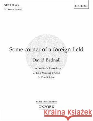 Some corner of a foreign field David Bednall   9780193524262 Oxford University Press - książka