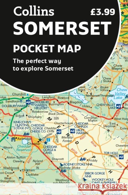 Somerset Pocket Map: The Perfect Way to Explore Somerset Collins Maps 9780008580032 HarperCollins Publishers - książka