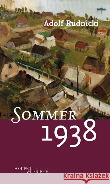 Sommer 1938 Rudnicki, Adolf 9783955654443 Hentrich & Hentrich - książka
