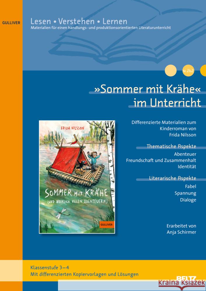 »Sommer mit Krähe« im Unterricht Schirmer, Anja 9783407824721 Beltz - książka
