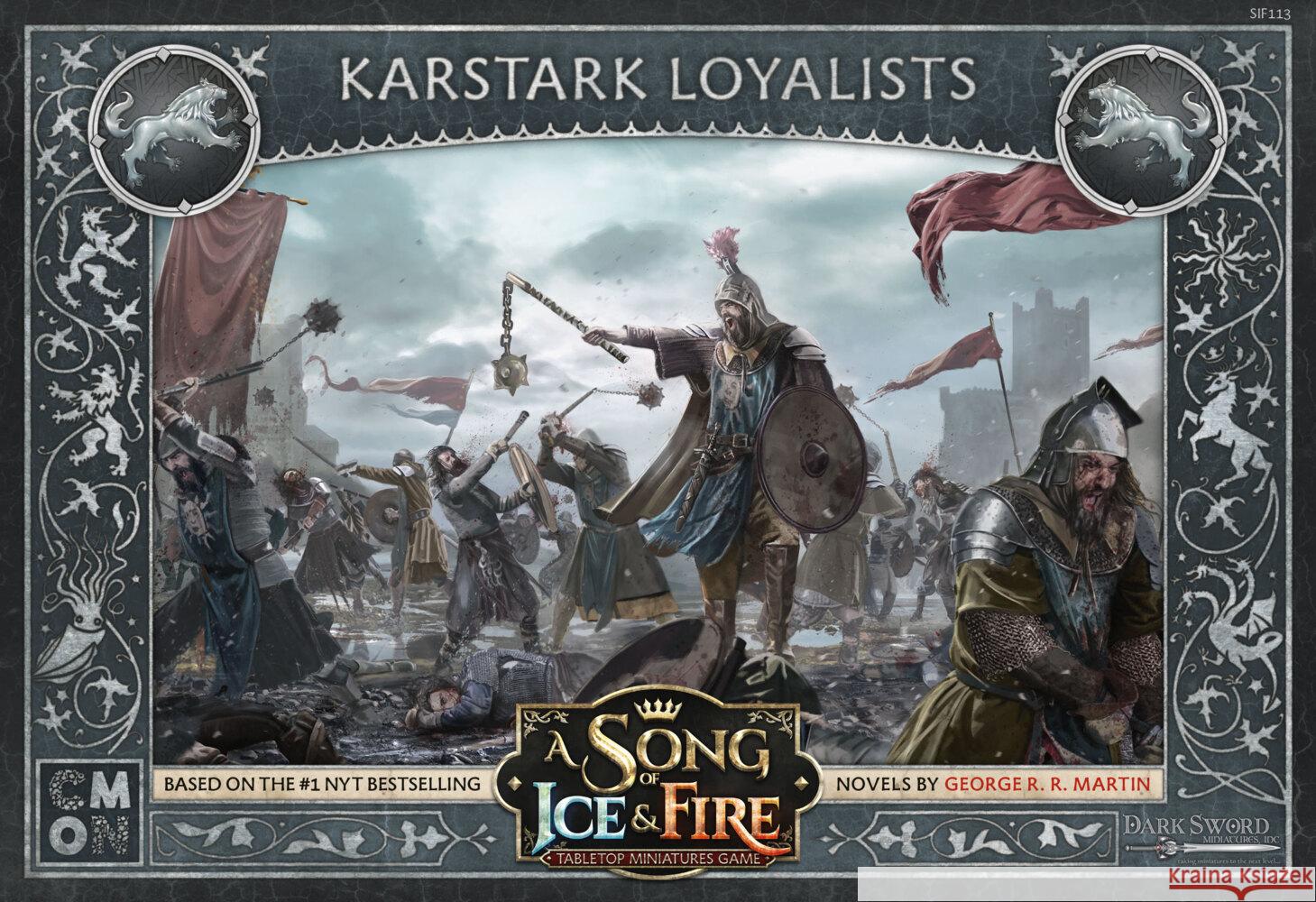 Song of Ice & Fire - Karstark Loyalists Lang, Eric M., Shinall, Michael 0889696014603 Cool Mini or Not - książka