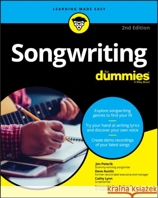 Songwriting For Dummies Cathy Lynn 9781119675655 John Wiley & Sons Inc - książka