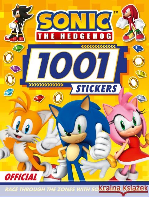 Sonic the Hedgehog 1001 Stickers Sonic The Hedgehog 9780008729837 HarperCollins Publishers - książka
