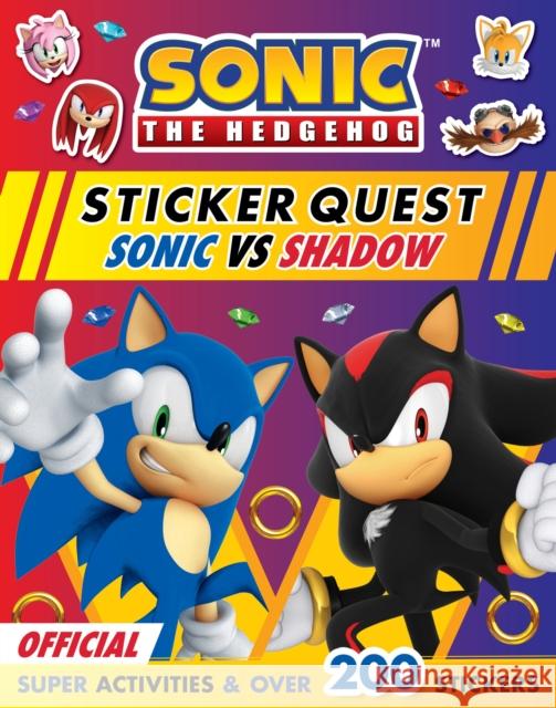 Sonic the Hedgehog Sticker Quest: Sonic vs Shadow Sega 9780008680657 HarperCollins Publishers - książka