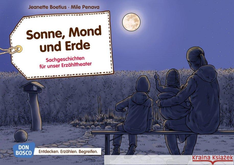 Sonne, Mond und Erde, Kamishibai Bildkartenset : Entdecken. Erzählen. Begreifen Boetius, Jeanette 4260179514173 Don Bosco Medien - książka