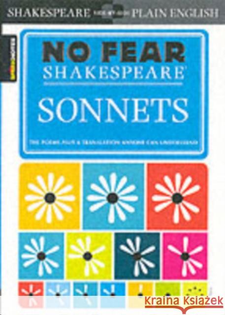 Sonnets (No Fear Shakespeare) SparkNotes 9781411402195 Sparknotes - książka