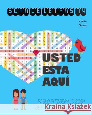 Sopa de Letras 4 Pablo Fitzgerald Sosa Bethsaida Padilla Duran 9781535280907 Createspace Independent Publishing Platform - książka