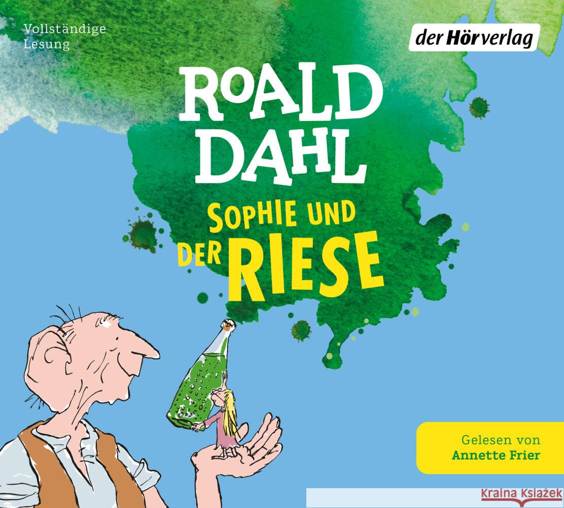 Sophie und der Riese, 4 Audio-CD Dahl, Roald 9783844548501 DHV Der HörVerlag - książka