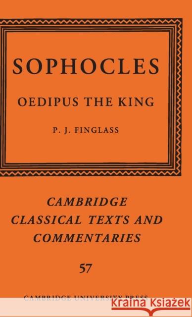 Sophocles: Oedipus the King P. J. Finglass 9781108419512 Cambridge University Press - książka