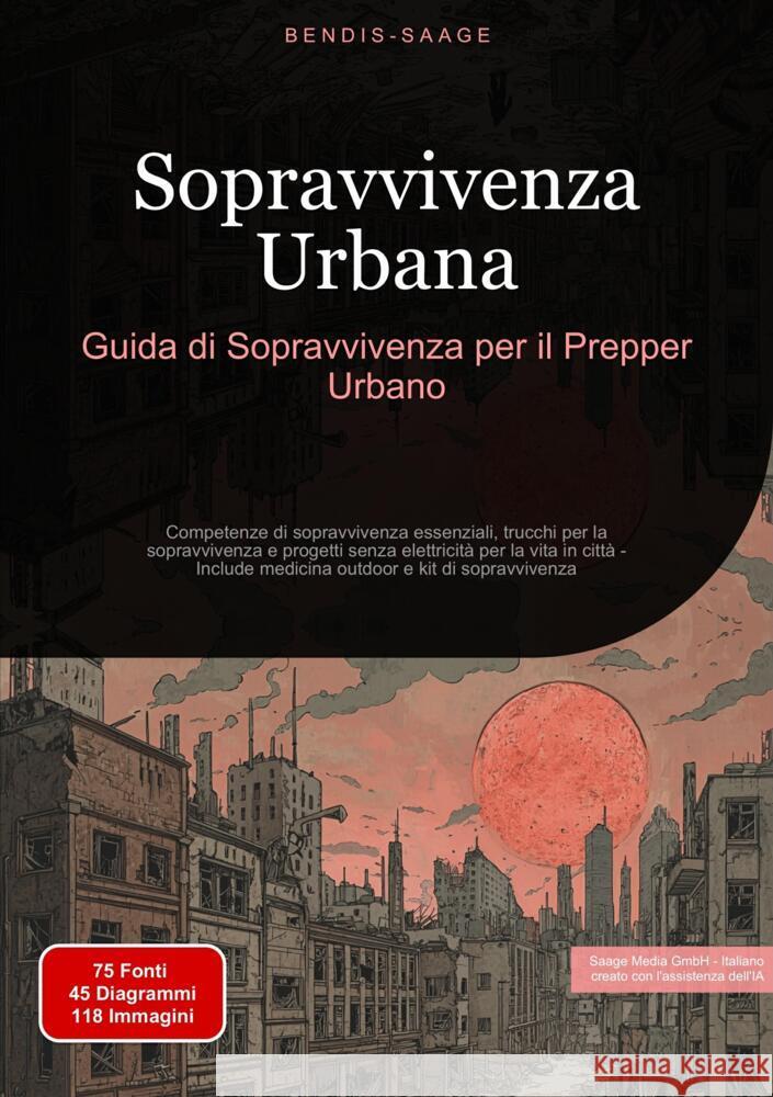 Sopravvivenza Urbana: Guida di Sopravvivenza per il Prepper Urbano Saage - Italiano, Bendis A. I. 9783384530110 Saage Books - książka