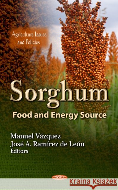 Sorghum: Food & Energy Source Manuel Vázquez, José A Ramírez de León 9781619423725 Nova Science Publishers Inc - książka