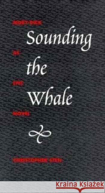 Sounding the Whale: Moby-Dick as Epic Novel Sten, Christopher 9780873385602 Kent State University Press - książka