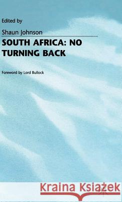 South Africa: No Turning Back  9780333470954 PALGRAVE MACMILLAN - książka