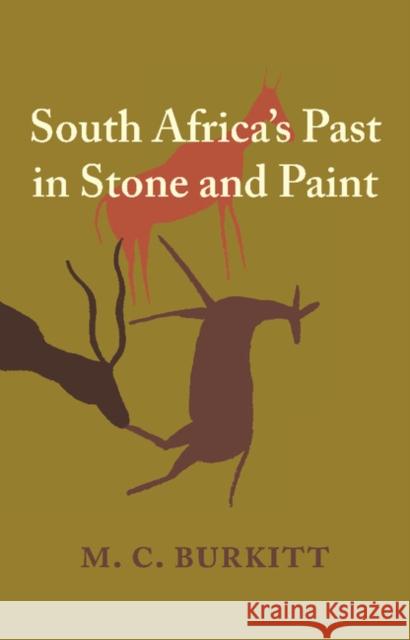 South Africa's Past in Stone and Paint M. C. Burkitt   9781107641334 Cambridge University Press - książka
