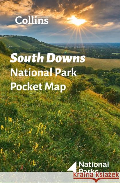 South Downs National Park Pocket Map National Parks UK 9780008439200 HarperCollins Publishers - książka