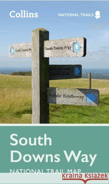 South Downs Way National Trail Map Collins Maps 9780008602994 HarperCollins Publishers - książka