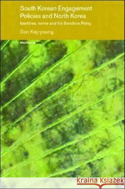 South Korean Engagement Policies and North Korea: Identities, Norms and the Sunshine Policy Son, Key-Young 9780415374385 Routledge - książka