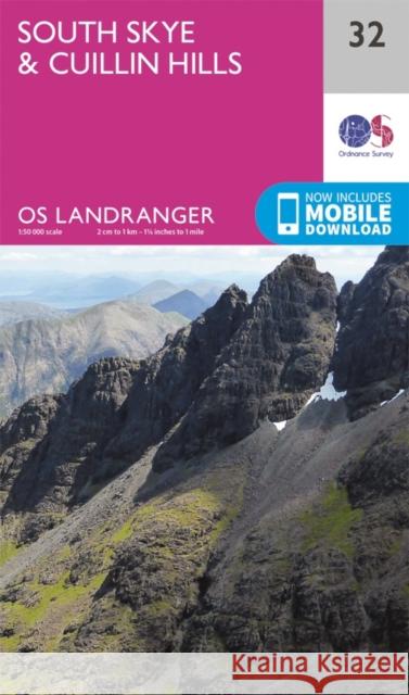 South Skye & Cuillin Hills Ordnance Survey 9780319261309 Ordnance Survey - książka
