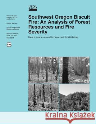 Southwest Oregon Biscuit Fire: An Analysis of Forest Resources and Fire Severity United States Department of Agriculture 9781508795902 Createspace - książka