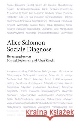 Soziale Diagnose Alice Salomon Michael Bodenstein Alban Knecht 9783695196180 Bod - Books on Demand - książka
