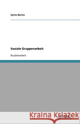 Soziale Gruppenarbeit Sylvia Mertes 9783640570928 Grin Verlag - książka